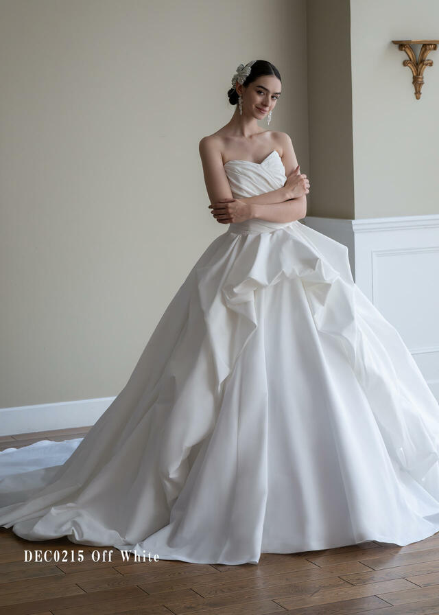 クラウディア|「Clef a decor-クレアデコール」新作ウェディングドレス|DEC0215_Offwhite