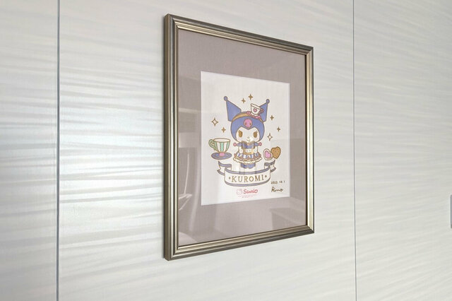 【東京ドームホテル】クロミルームにあるデザイナー直筆イラスト