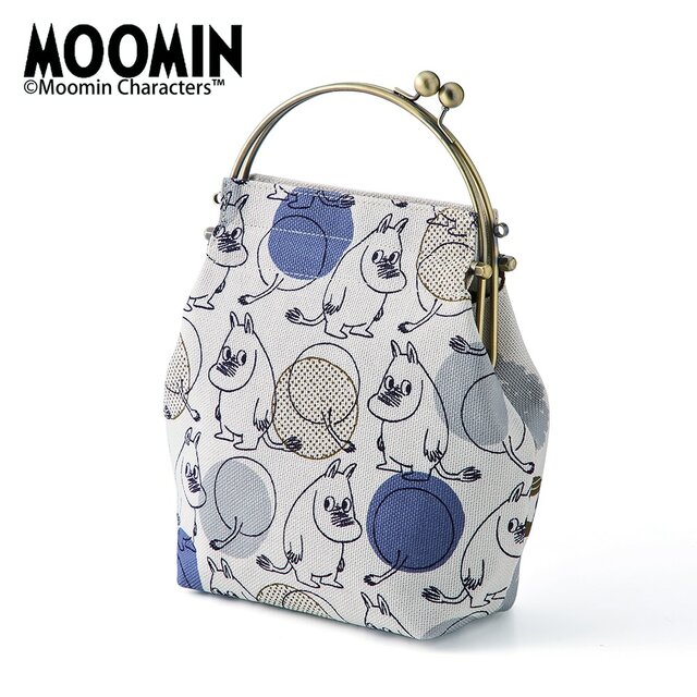 形を変えて使えるがま口バッグ／亥之吉「ムーミン」