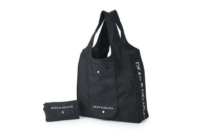 「DEAN ＆ DELUCA ショッピングバッグ ブラック」1,760円 (税込)