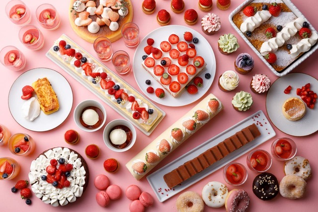 【グランド ハイアット 福岡】いちごデザートビュッフェ「ストロベリー オブセッション」