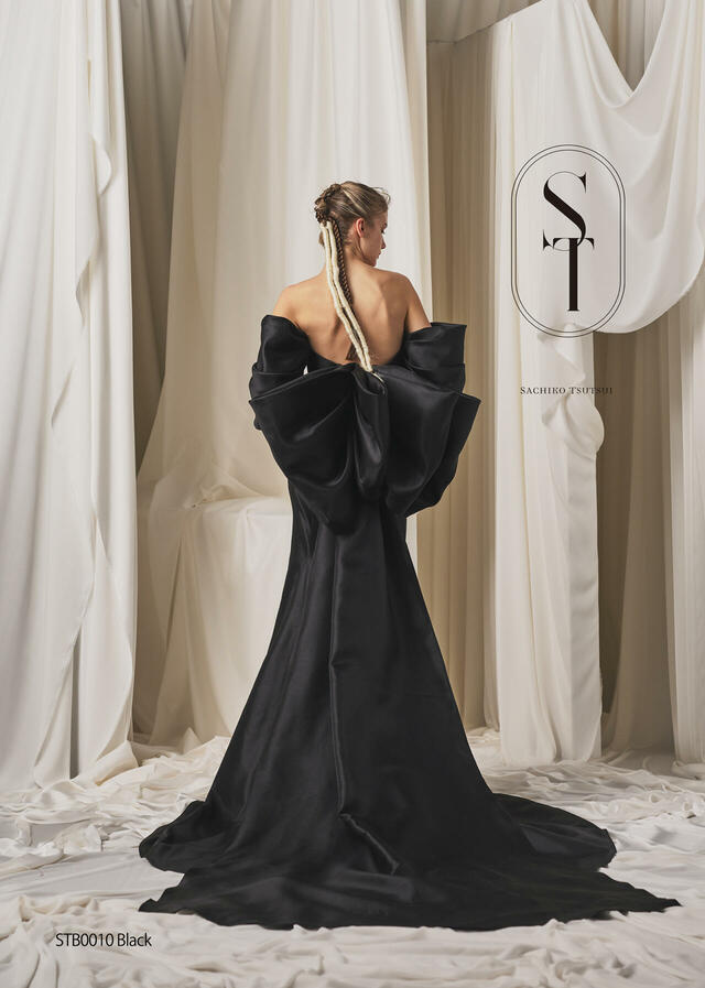クラウディア|「ST(サチコツツイ)」新作ウェディングドレス|STB0010_Black