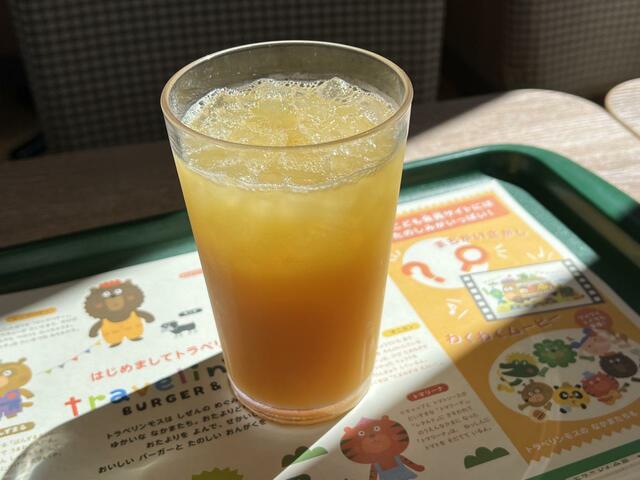 【モスバーガー モーニング野菜バーガー ドリンクセット 】ドリンクが冷たすぎず飲みやすい