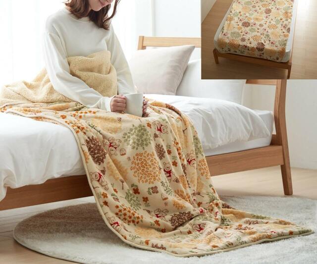 マイクロファイバーのつつ毛布(選べるキャラクター)｜￥3,990～6,990 （税込）