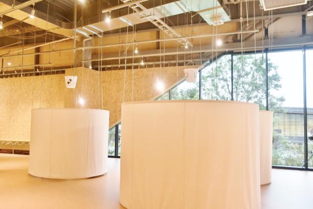 おむつ替えスペースと授乳室でした