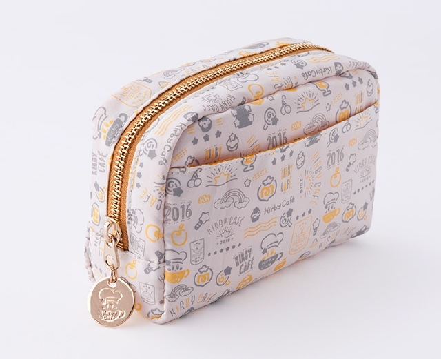 カービィカフェ オリジナル テキスタイル チャーム付きポーチ