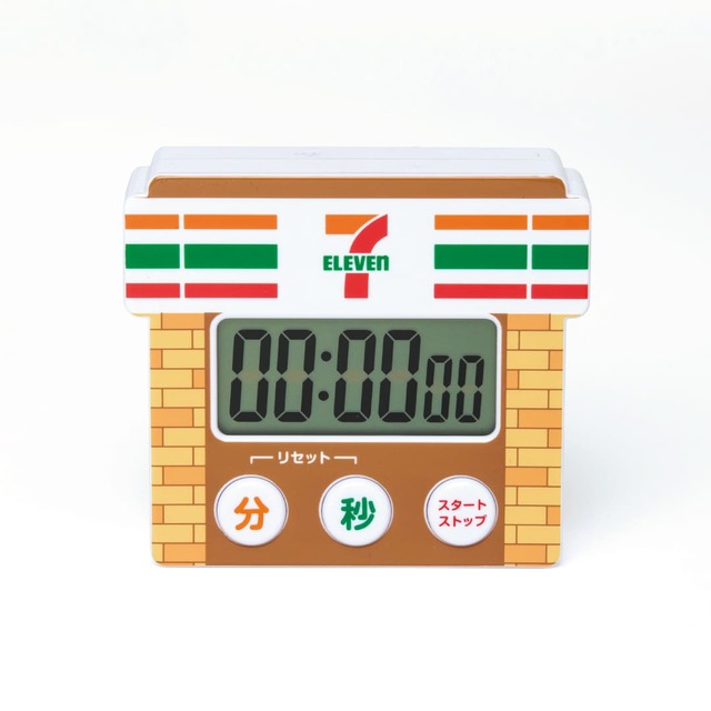 【セブン-イレブン 福袋 2026】「セブン-イレブン キッチンタイマー」は、店頭をイメージしたデザインで見た目がとってもユニーク