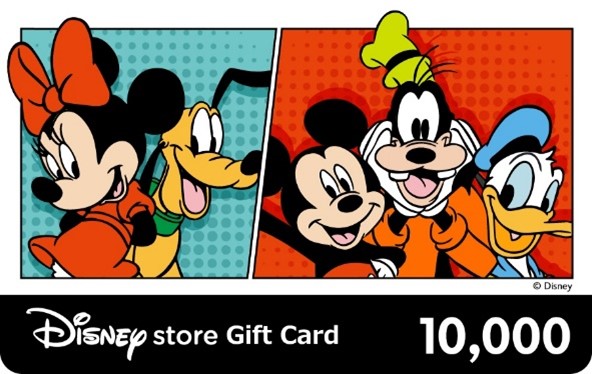 限定デザイン【ディズニーストア eギフトカード】