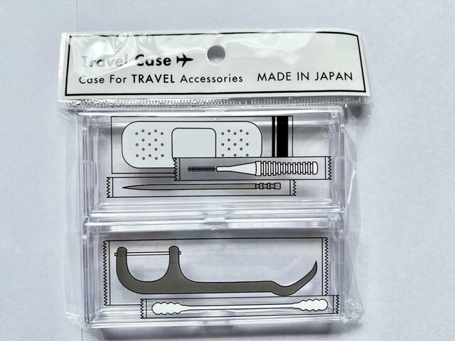 【セリア No.1433 トラベルケースM 2P】このサイズ感が使いやすい