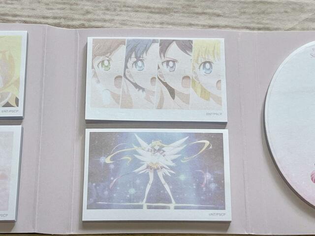 4戦士が変身する凛々しい姿もふせんに♡【3COINS×セーラームーン】ふせん/330円(税込)