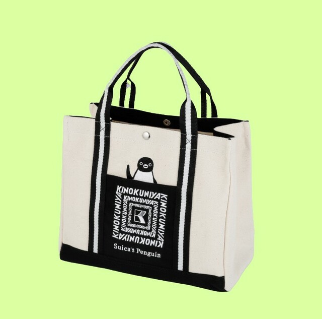 【紀ノ国屋 Suicaのペンギン ランチバッグ】（ブラック）価格：各￥3,000（税込） 