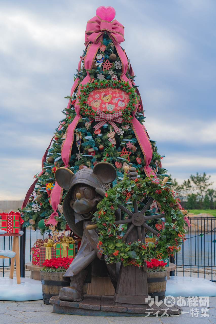 ダッフィーのクリスマス2018」デコレーション、フォトスポット