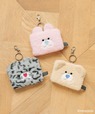 【LOWRYS FARM×mojojojo】「【mojojojo】／ヌイカードケースキーチャーム」1,890円／カードが入る横型デザインのキーチャーム