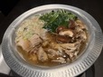 群馬の名産ほうれん草や上州豚、きのこなどを合わせていただく