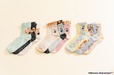 【ムーミン「リトルミイフェア」シリーズ】「ロークルーソックス」各660円／やわらかな履き心地のロークルー丈のソックス　※2026年2月上旬発売予定