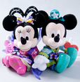 ペアぬいぐるみ（¥4,500）※マグネットでおしりがくっつく／TDL・TDS共通「ディズニー七夕デイズ」スペシャルグッズ ※2015年6月24日(水)発売