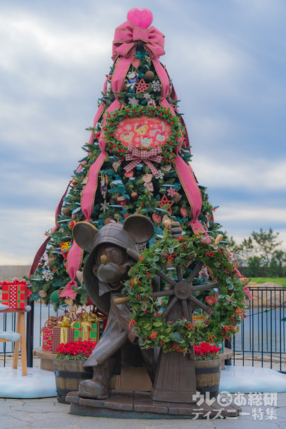 ダッフィーのクリスマス2018」デコレーション、フォトスポット