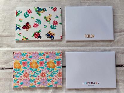 FEILER ハンカチとポーチのセット　MY CUTE KITTEN FEILER】ANNIVERSARY KITTEN ハンカチ ペールアプリコット＜全3
