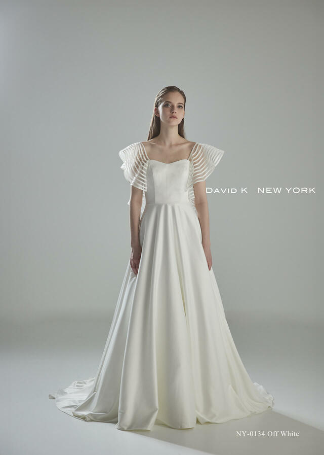 クラウディア｜「DAVID K NEW YORK（デヴィッド ケイ ニューヨーク）新作ウェディングドレス｜NY-0134_Offwhite