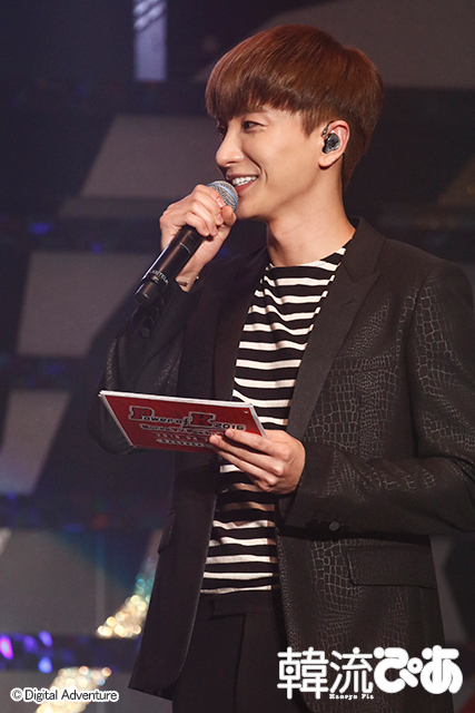 MCのイトゥク 4月24日@千葉・幕張メッセ「Power of K 2016~Korea TV Fes in Japan」 ©Digital Adventure