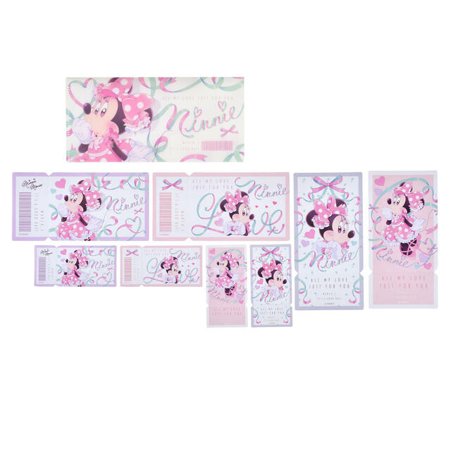 ミニー&ミッキー シール・ステッカー クリアファイル付き MINNIE DAY 2026 700円