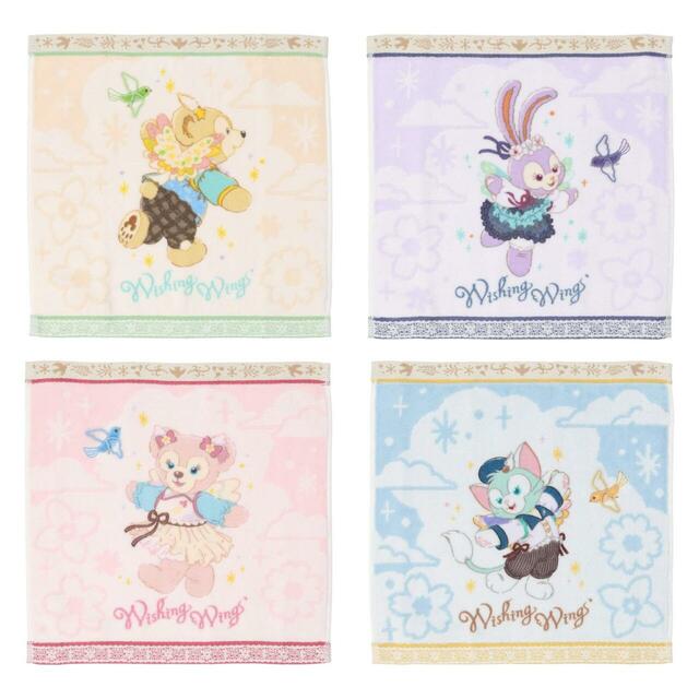 ミニタオルセット 3,200円｜ダッフィー＆フレンズの「ウィッシング・ウィングス」グッズ｜販売店舗：東京ディズニーシー「マクダックス・デパートメントストア」｜発売日：2025年8月28日（木）