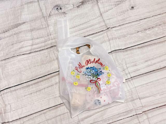 【PEACH JOHN×キャス キッドソン】「シアーエンブロイダリーバッグ」ちょっとした外出の際の荷物を収納！