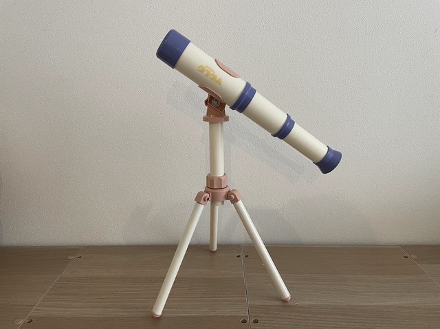 【3COINS＋plus　望遠鏡／KIDS外遊び】高さを一番長く調整