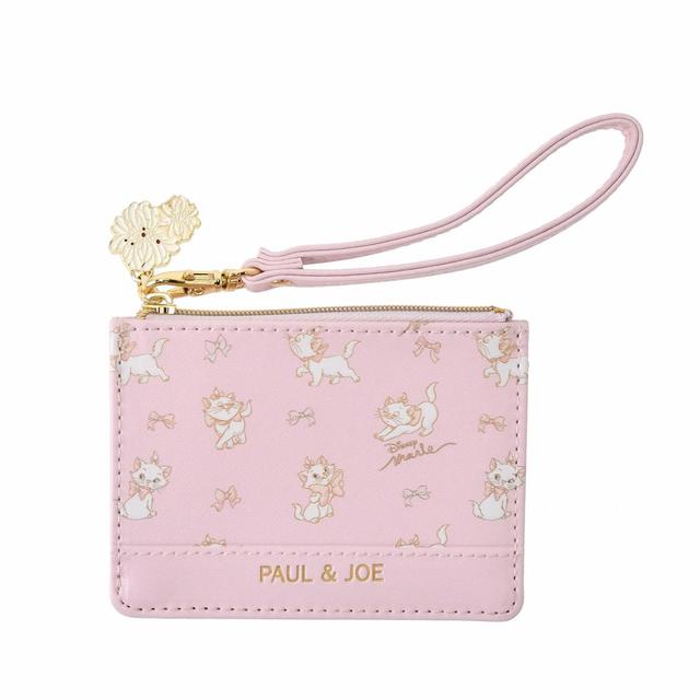 【PAUL & JOE】マリー おしゃれキャット 定期入れ・パスケース 巾着付き クリザンテーム 4,400円