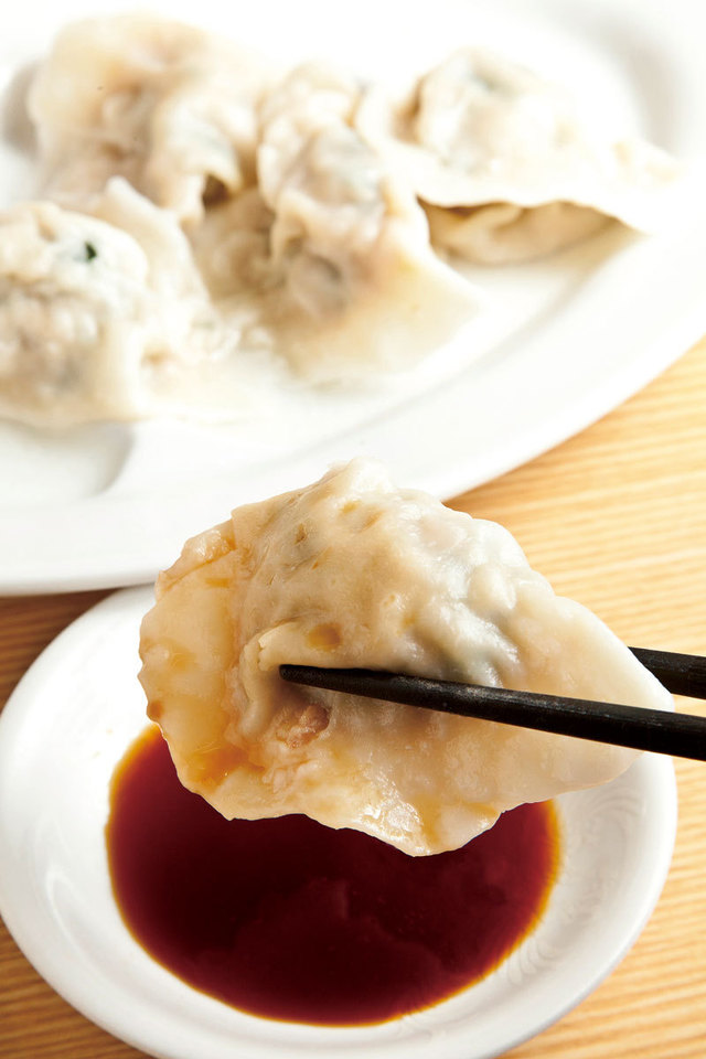 餃子館　しそ水餃子（5個）　430円