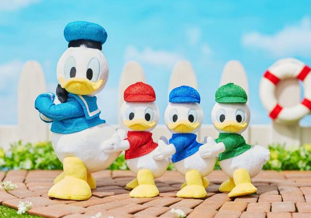 ドナルド＆ヒューイ、デューイ、ルーイ ぬいぐるみ Exclusive Magic 18,000円