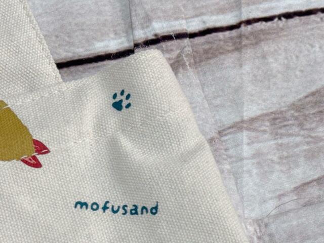 【しまむら×mofusand ミニトート】厚手で丈夫なコットンキャンバス生地です