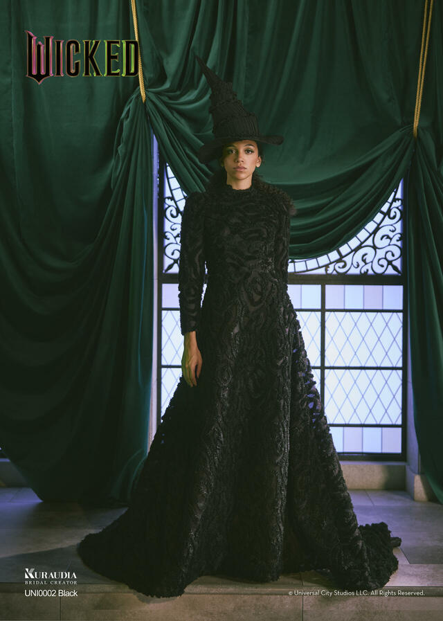 【クラウディア】『ウィキッド』新作ウェディングドレス「WICKED｜KURAUDIA」　UNI0002_Black