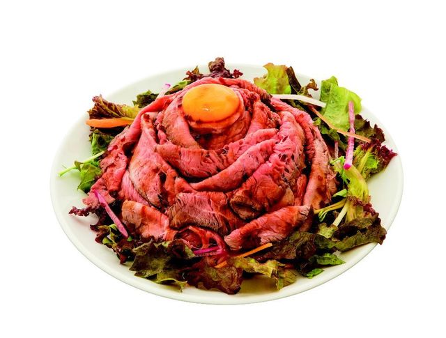 トリプル盛ローストビーフ丼