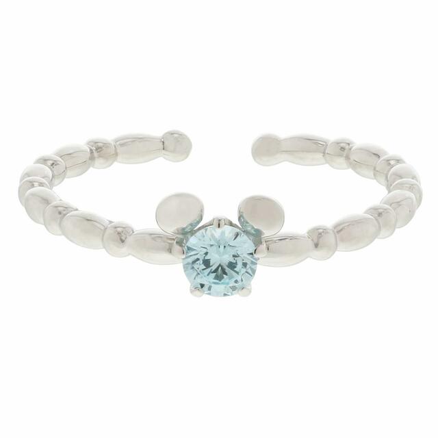 リング 18,000円｜サイズ：フリー、材質：（リング）シルバー925（石）キュービックジルコニア｜東京ディズニーリゾート「Disney Blue Ever After」グッズ｜発売日：2023年5月25日（木）｜販売店舗：東京ディズニーランド「ディズニー＆カンパニー」、東京ディズニーシー「ベッラ・ミンニ・コレクション」