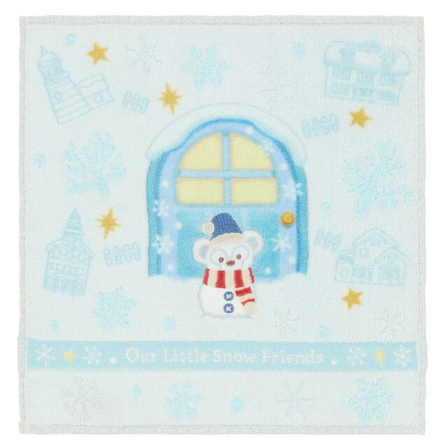 ミニタオル 1,100円｜東京ディズニーシー「ダッフィー＆フレンズのアワ・リトル・スノーフレンズ」グッズ｜販売店舗：東京ディズニーシー「マクダックス・デパートメントストア」｜発売日：2026年11月2日(月)