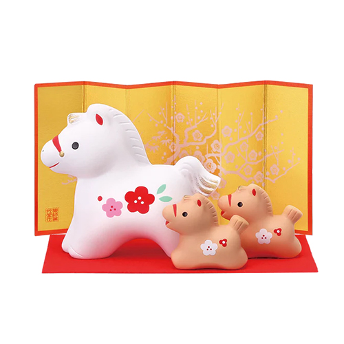 薬師窯 錦彩招福午 紅梅親子 73 1,210円