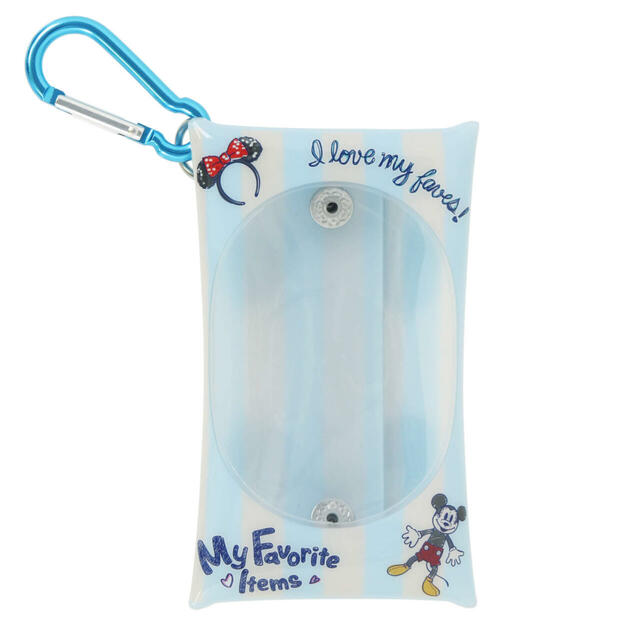 カラビナ ケース付 1,100円|東京ディズニーリゾート「パークのおみやげたちをモチーフにしたグッズ」|販売店舗:東京ディズニーランド「グランドエンポーリアム」、東京ディズニーシー「エンポーリオ」|発売日:2024年11月21日(木)