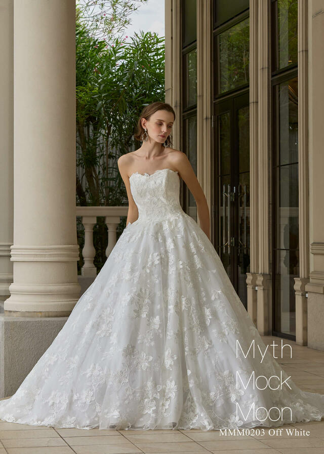クラウディア「Myth Mock Moon(ミスモックムーン)」新作ウェディングドレス MMM0203_Off White