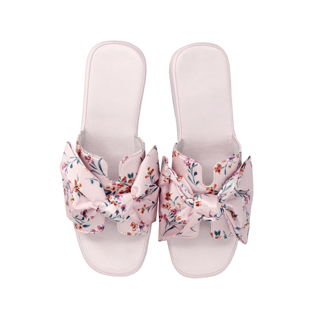 Francfranc（フランフラン）スカーフリボン ルームシューズ フラワー 
