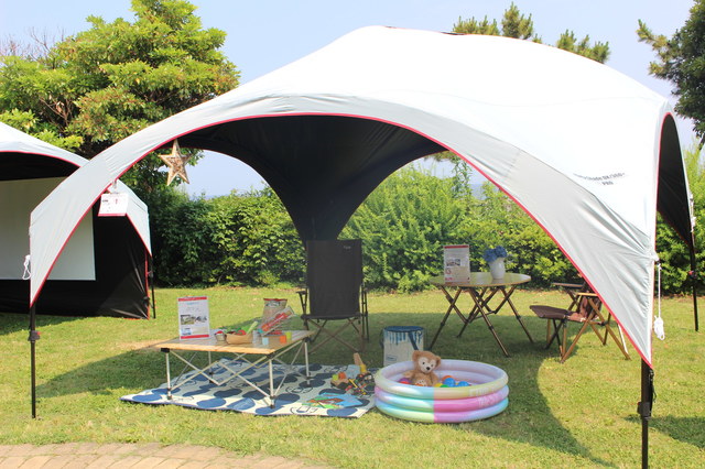 ボールプールも野外ならもっと楽しめそう。