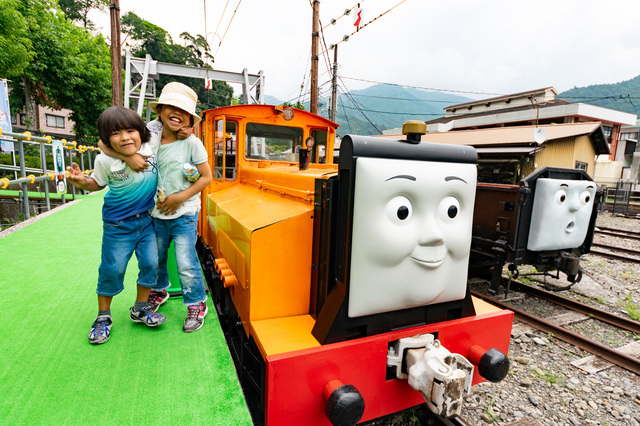 千頭駅にいるラスティー｜大井川鐵道「Day Out With Thomas 2018」