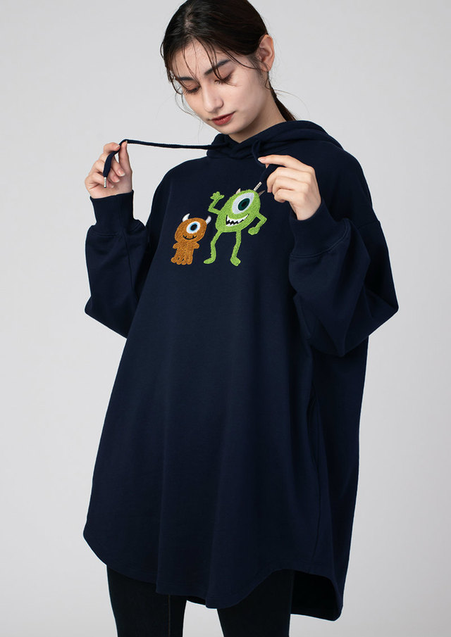 オーバーサイズパーカー「マイク&リトルマイキー」6,600円(税込)(サイズ:Free)