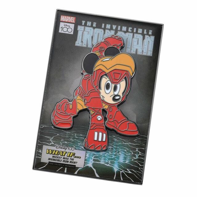 マーベル ミッキー ピンバッジ The Invincible Iron Man Disney100 special MARVEL comic cover series 2,090円 