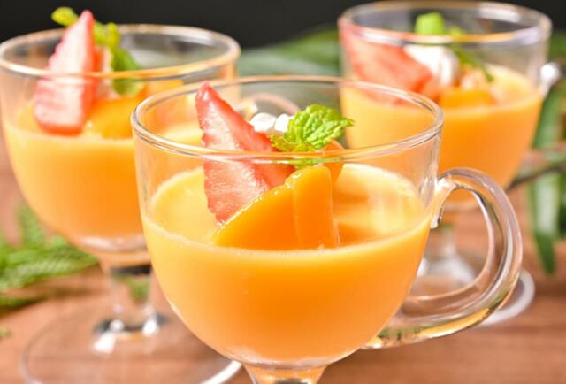 「マンゴープリン」＜期間：2025年7月1日〜31日＞【ダイナミックシュラスコ＆豪快手掴みシーフードが食べ放題！神戸のホテルで“海鮮VS肉”の贅沢ビュッフェ体験！】