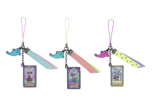 ストラップセット 1,500円｜長さ約13cm、3個セット｜東京ディズニーランド「ディズニー・ハロウィーン」2018