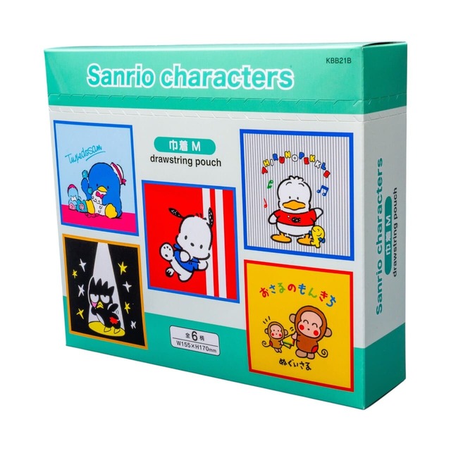 【サンリオ】「KBB21B　サンリオキャラクターズE ブラインド 巾着M BOXセット」（6枚入りBOX）6,930円