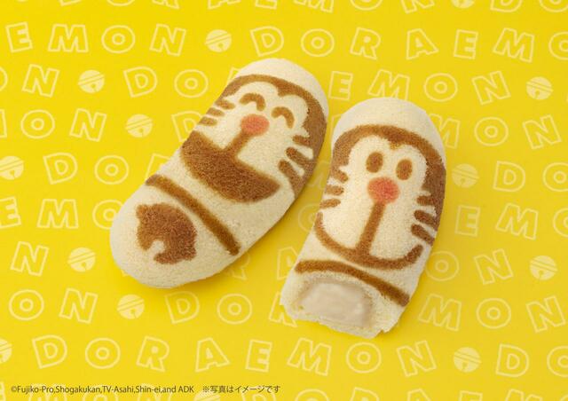「ドラえもん東京ばな奈」＜4個入702円～＞【｢東京ばな奈ワールド」と｢シュガーバターの木｣のポップアップストアがオープン】