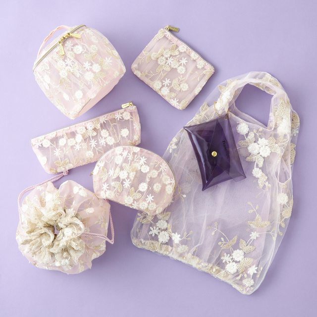 Francfrancから新作ポーチ「チュール」シリーズが登場です♪