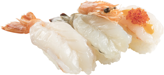 「生えび3貫盛り」